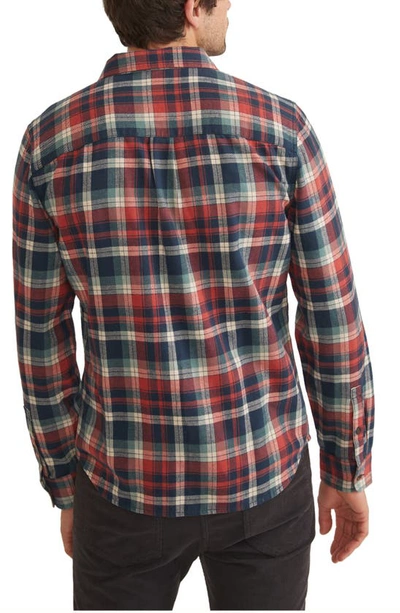 Shop Marine Layer Balboa Plaid Flannel Button-up Shirt In Multi Plaid