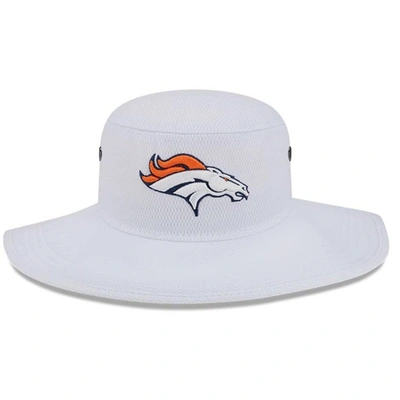 Shop New Era White Denver Broncos 2023 Nfl Training Camp Panama Bucket Hat