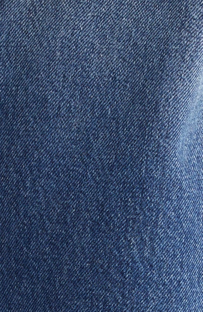 Totême Twisted Seam High-rise Straight-leg Organic-denim Jeans In Blue