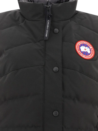 Shop Canada Goose "freestyle" Vest Jacket In Black
