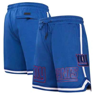 Shop Pro Standard Royal New York Giants Classic Chenille Shorts