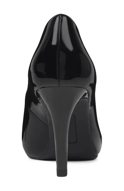 Shop Bandolino Rainaa Peep Toe Platform Pump In Black Patent