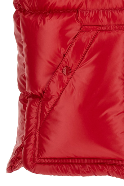 Shop Moncler Men 'ardeche' Vest In Red