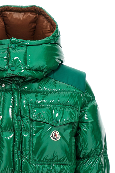 Shop Moncler Men 'karakorum 2' Down Jacket In Green