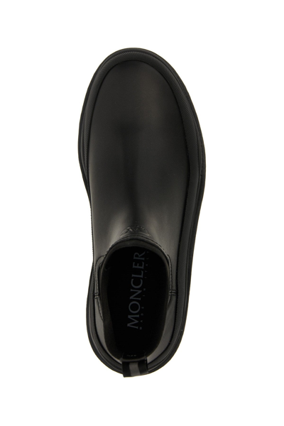 Shop Moncler Men 'larue' Ankle Boots In Black