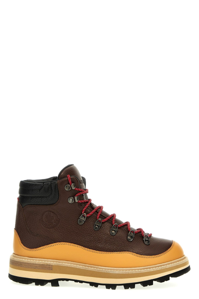 Shop Moncler Men 'peka Trek' Boots In Multicolor