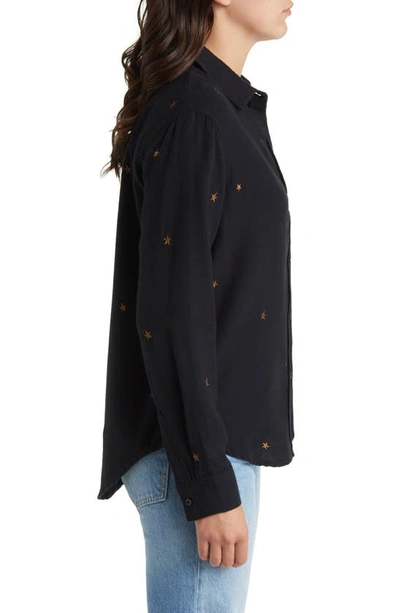 Shop Rails Milo Star Button-up Shirt In Bronze Star Embroidery