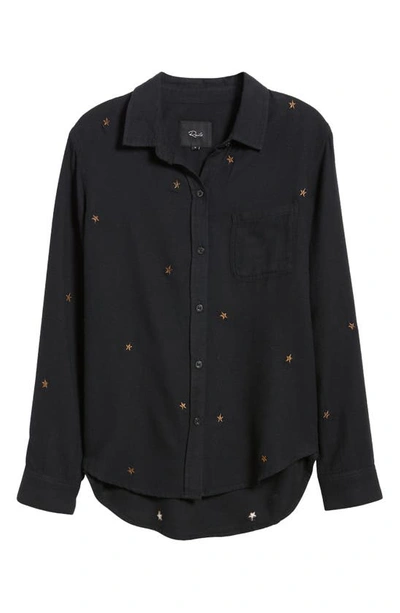 Shop Rails Milo Star Button-up Shirt In Bronze Star Embroidery