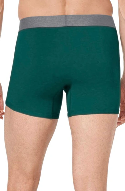 Tommy John 4-inch Cool Cotton Boxer Briefs In Botanical Garden