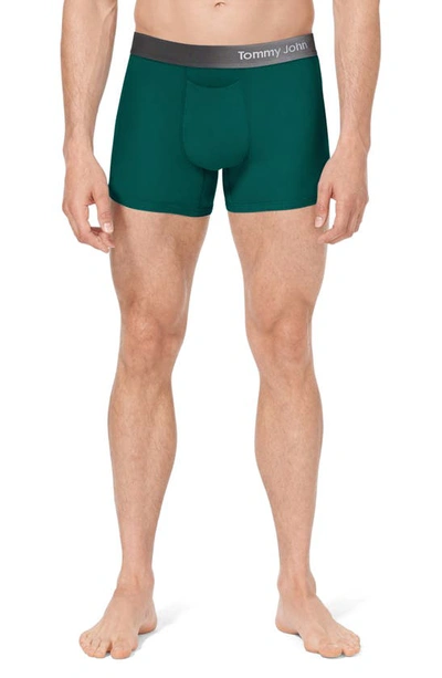 Shop Tommy John 4-inch Cool Cotton Boxer Briefs In Botanical Garden