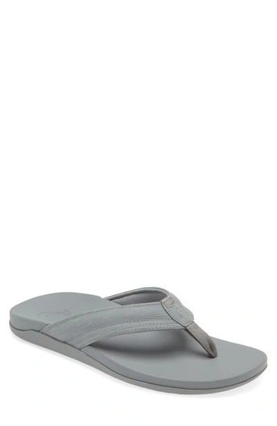 Shop Olukai Maha Flip Flop In Cooler Grey
