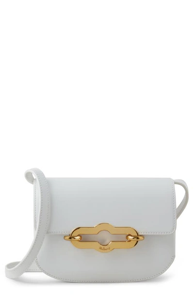 Shop Mulberry Small Pimlico Super Luxe Leather Crossbody Bag In White