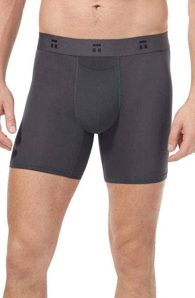 Shop Tommy John Air 6-inch Boxer Briefs In Gray Pinstripe