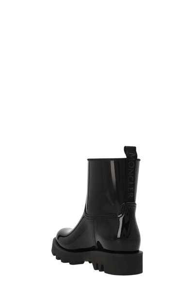 Shop Moncler Women 'ginette' Ankle Boots In Black