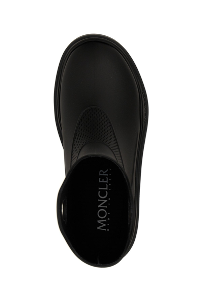 Shop Moncler Women 'misty' Rain Boots In Black