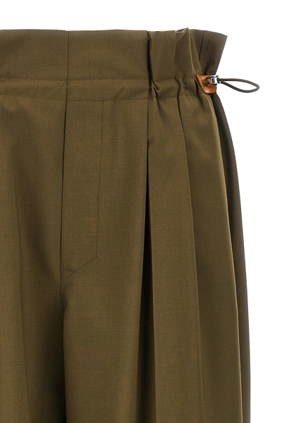 Shop Moncler Women 'paperboy' Pants In Brown