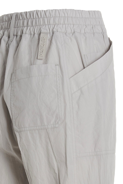 Shop Moncler Women Cargo Pants In Gray