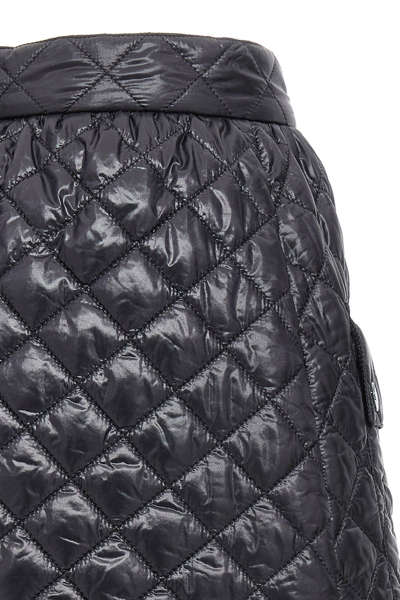 Shop Moncler Women Saison Longue Skirt In Black