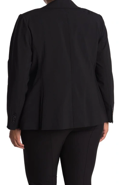Shop Veronica Beard 'classic' Lambswool Blend Single Button Blazer In Black