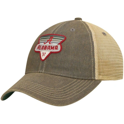 Shop Legacy Athletic Gray Alabama Crimson Tide Legacy Point Old Favorite Trucker Snapback Hat