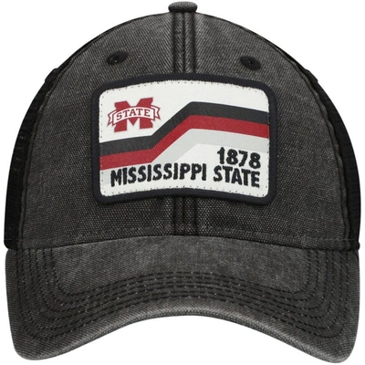 Shop Legacy Athletic Black Mississippi State Bulldogs Sun & Bars Dashboard Trucker Snapback Hat