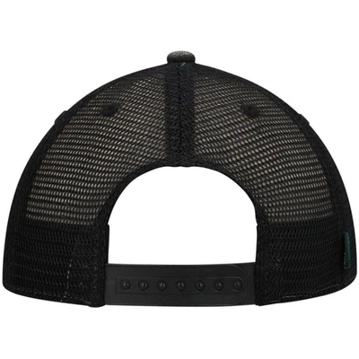 Legacy Athletic Men's Black Mississippi State Bulldogs Sun & Bars Dashboard Trucker Snapback Hat In Black