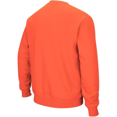 Shop Colosseum Orange Virginia Tech Hokies Arch & Logo Crew Neck Sweatshirt