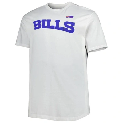 Shop Fanatics Branded White Buffalo Bills Big & Tall Hometown Collection Hot Shot T-shirt