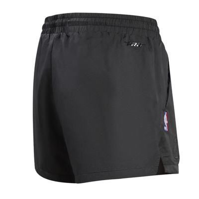 Shop Pro Standard Black Milwaukee Bucks Script Woven Shorts