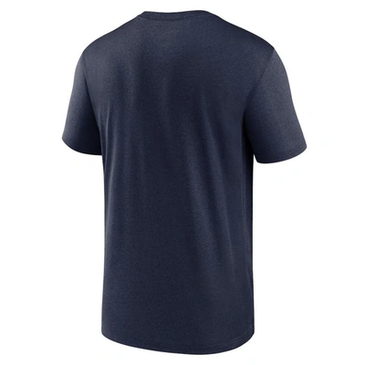Shop Nike Navy Denver Broncos Legend Wordmark Performance T-shirt