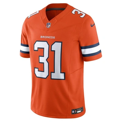 Shop Nike Justin Simmons Orange Denver Broncos Vapor F.u.s.e. Limited Jersey