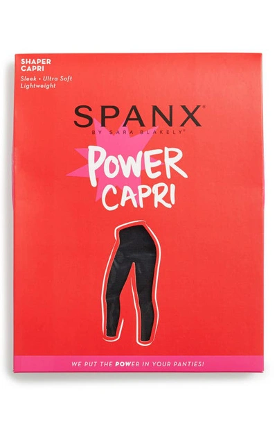 Shop Spanxr Power Capri Pantyhose In Black