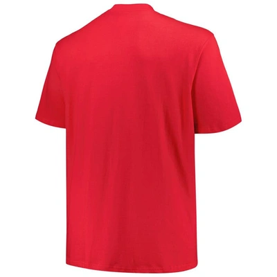 Shop Profile Scarlet Ohio State Buckeyes Big & Tall Team T-shirt