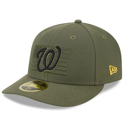 Shop New Era Green Washington Nationals 2023 Armed Forces Day Low Profile 59fifty Fitted Hat