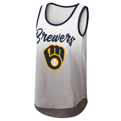 Shop G-iii 4her By Carl Banks White Milwaukee Brewers Logo Opening Day Tank Top