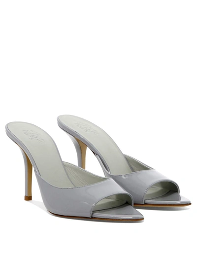 Shop Gia Borghini "perni 04" Sandals In Grey