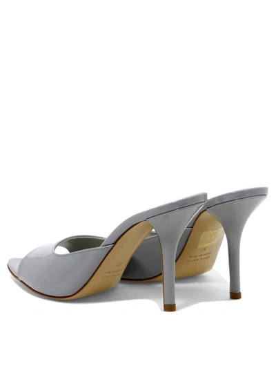 Shop Gia Borghini "perni 04" Sandals In Grey