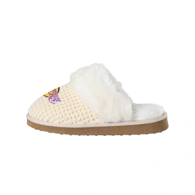Shop Foco Los Angeles Lakers Open Back Slippers In Cream