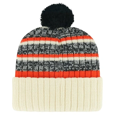 Shop 47 ' Natural San Francisco Giants Tavern Cuffed Knit Hat With Pom