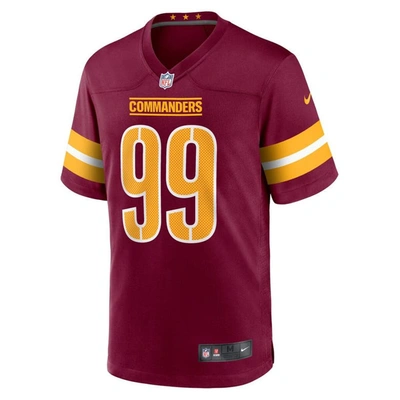 Shop Nike Youth  Chase Young Burgundy Washington Commanders Game Jersey