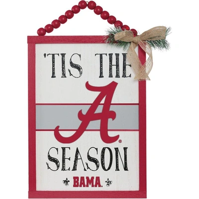 Shop Foco Alabama Crimson Tide 'tis The Season Sign In Red