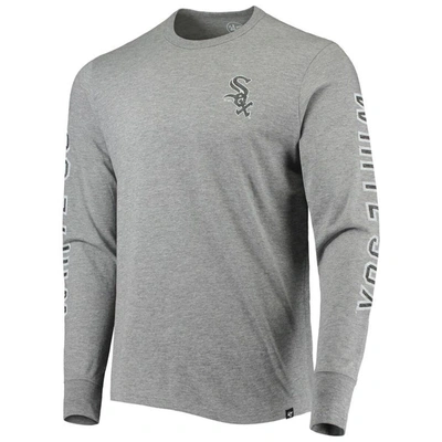 Shop 47 ' Heathered Gray Chicago White Sox Team Long Sleeve T-shirt In Heather Gray