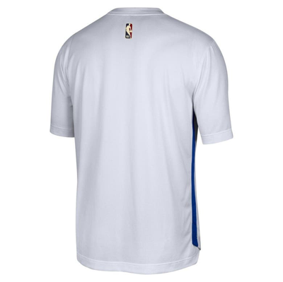 Shop Nike White Brooklyn Nets Hardwood Classics Pregame Warmup Shooting Performance T-shirt