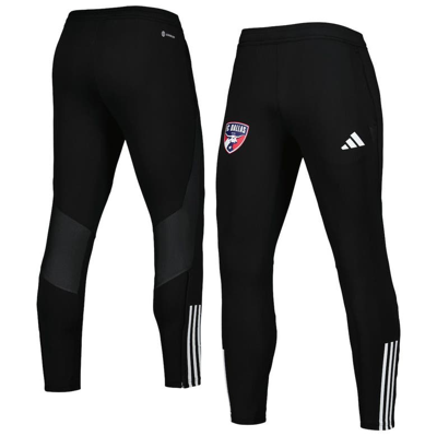 Shop Adidas Originals Adidas Black Fc Dallas 2023 On-field Team Crest Aeroready Training Pants