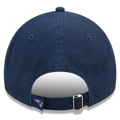 Shop New Era Navy New England Patriots 2022 Sideline Adjustable 9twenty Hat