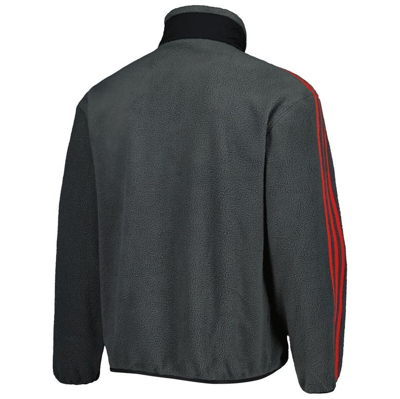 Shop Adidas Originals Adidas Gray Bayern Munich Lifestyler Fleece Full-zip Jacket