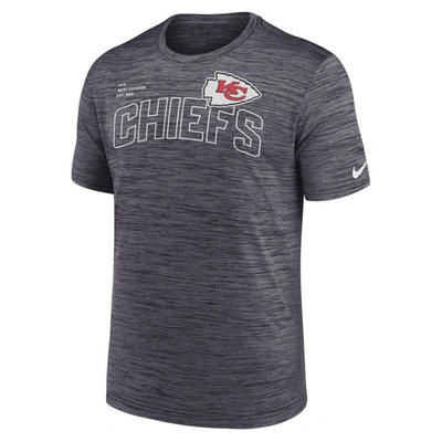 Shop Nike Black Kansas City Chiefs Velocity Arch Performance T-shirt