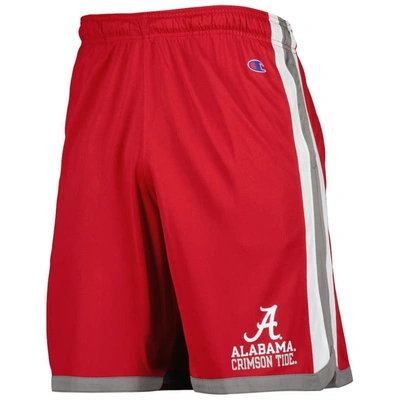 Shop Champion Crimson Alabama Crimson Tide Basketball Shorts
