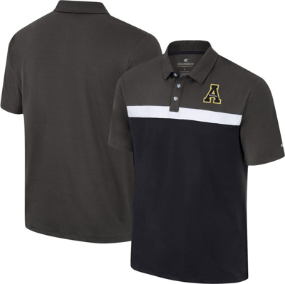 Shop Colosseum Charcoal Appalachian State Mountaineers Two Yutes Polo