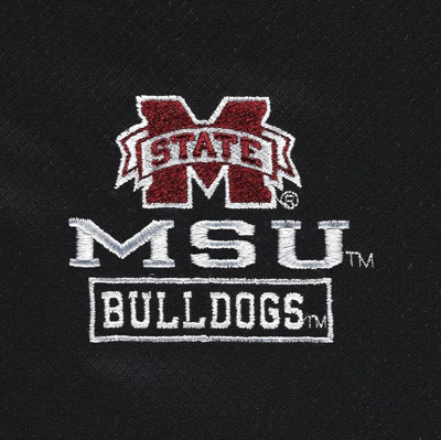 Shop Champion Black Mississippi State Bulldogs Textured Quarter-zip Jacket